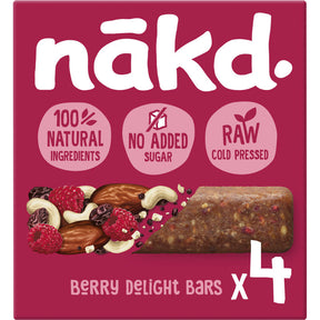Nakd Berry Delight Fruit Bar with Nuts - Worldwide Delivery - Order Online