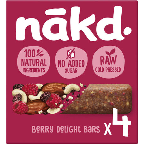 Nakd Berry Delight Fruit Bar with Nuts - Worldwide Delivery - Order Online