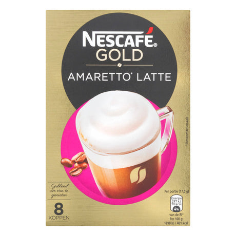 Nescafé Gold Amaretto Latte Instant Coffee - Worldwide Delivery - Order Online