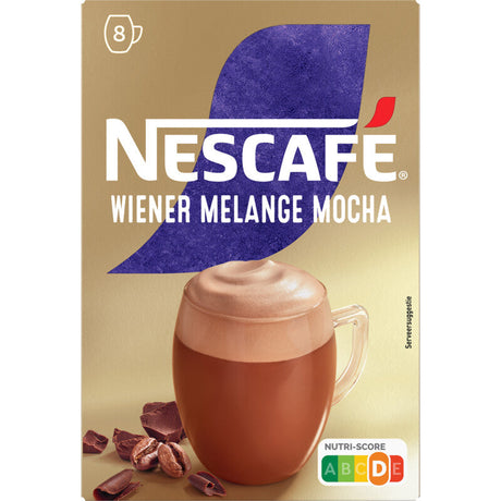 Nescafé Gold Wiener Melange Mocha Instant Coffee - Worldwide Delivery - Order Online