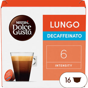 Nescafé Dolce Gusto Lungo Decaffeinato Coffee Cup - Worldwide Delivery - Order Online
