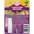 Patak's Mini Naan Garlic & Coriander - Worldwide Delivery - Order Online