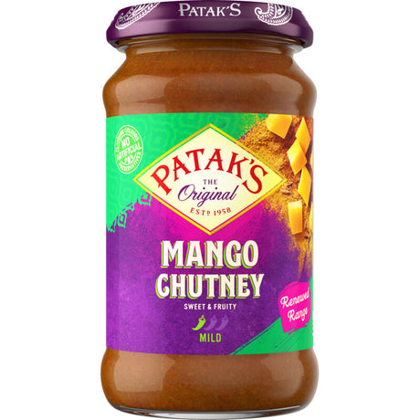 Patak's Mango Chutney Sweet - Worldwide Delivery - Order Online