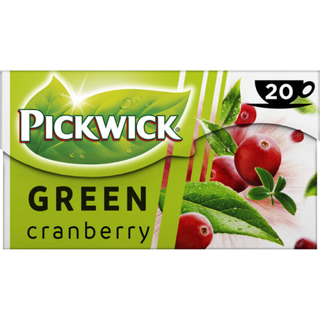 Pickwick Green Tea Cranberry - Worldwide Delivery - Order Online