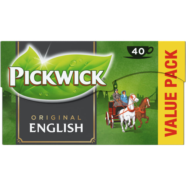Pickwick English Tea Black Tea, 20 tea bags