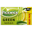 Pickwick Green Tea Lemon, 40 tea bags