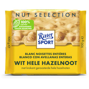 Ritter Sport Nut Selection White Hazelnut - Worldwide Delivery - Order Online