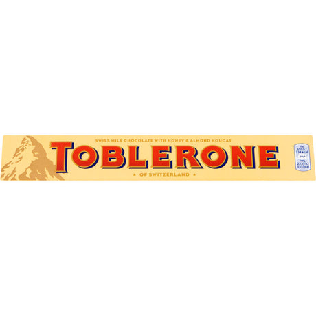 Toblerone Bar of Milk Honey Almond - Worldwide Delivery - Order Online