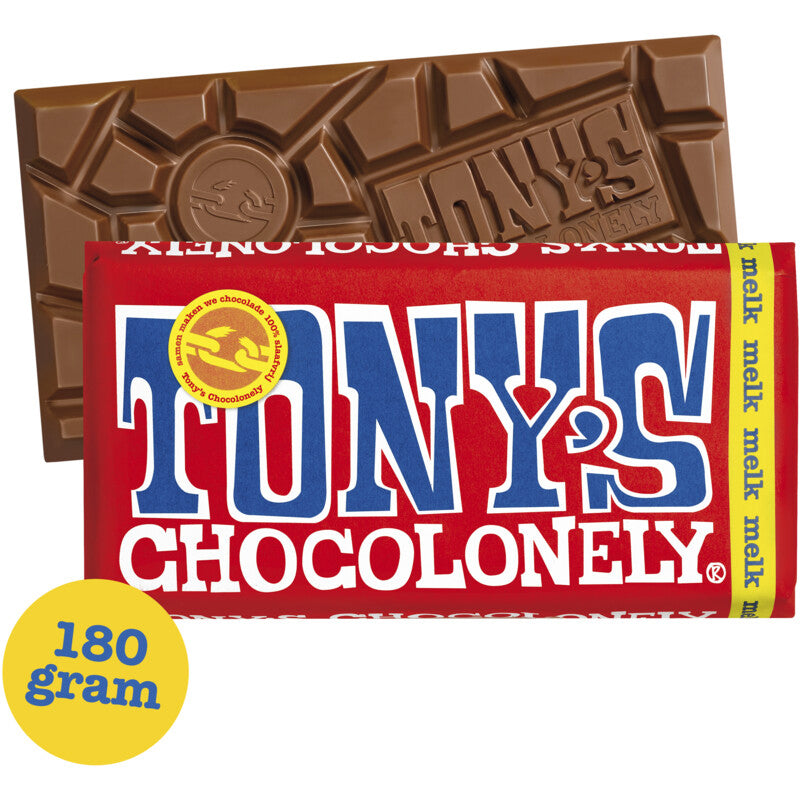 Tony's Chocolonely Milk - Worldwide Delivery - Order Online