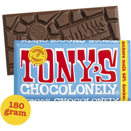Tony's Chocolonely Dark Milk 42% - Worldwide Delivery - Order Online