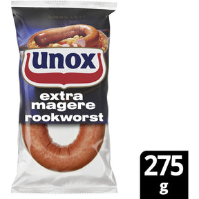 Unox Skinny Smoked Sausage, 275g