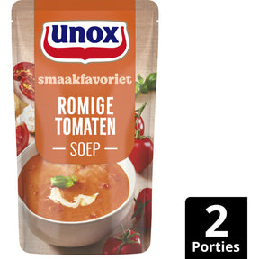 Unox Soup in Bag Creamy Tomato Cream Soup, 570ml