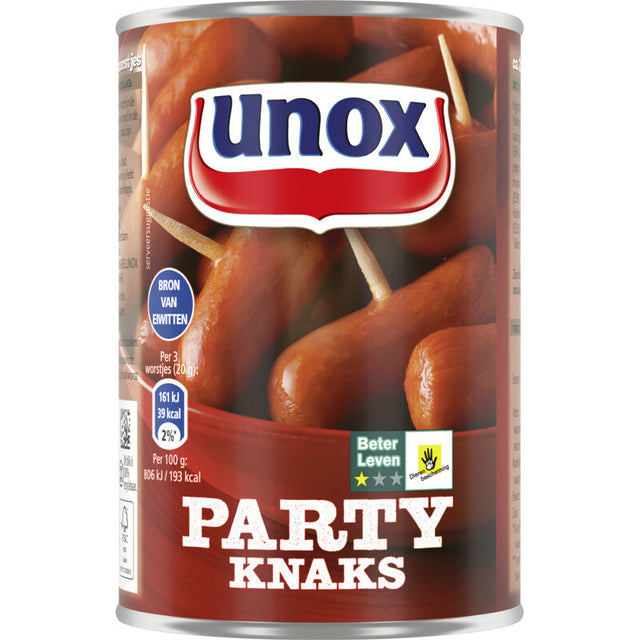 Unox Worst Knaks Party Frankfurter sausages, 400g