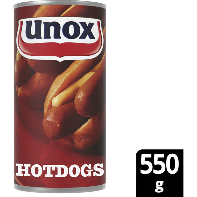 Unox Can Hotdogs Frankfurter sausages, 550g