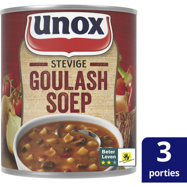 Unox Canned Soup Solid Goulash Soup, 800ml