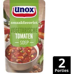 Unox Tomato Soup With Vegetarian Balls, 570g