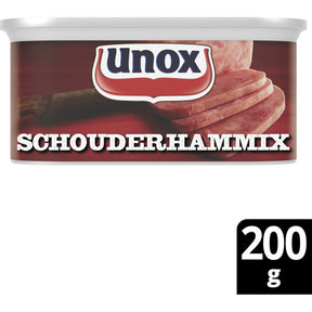 Unox Can of Shoulder Ham Mix Luncheon meat, 200g