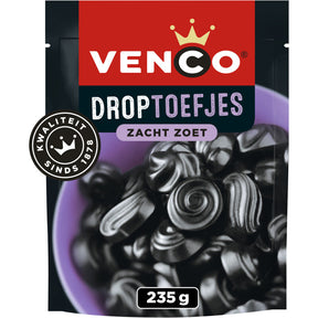 Venco Droptoefjes Liquorice, 260g