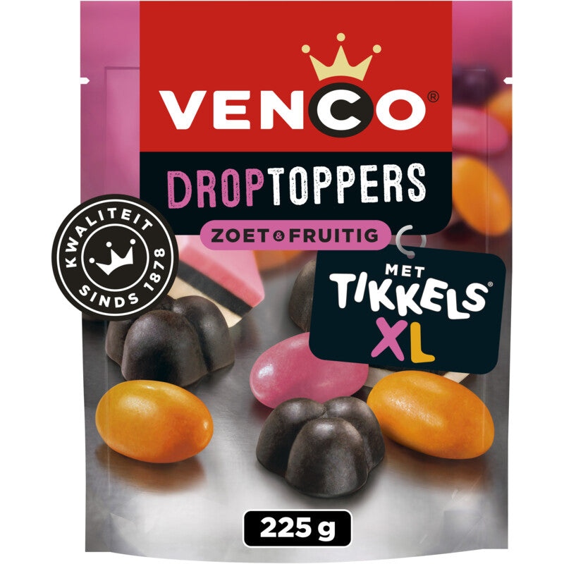 Venco Droptoppers Sweet & Fruity - Worldwide Delivery - Order Online