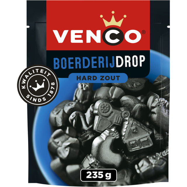 Venco Boerderijdrop Liquorice, 250g