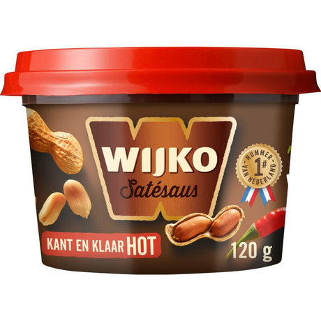 Wijko Hot Satay Sauce Ready-to-eat - Worldwide Delivery - Order Online