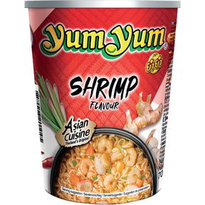 Yum Yum Shrimp Flavour Instant Noodles Cup - Worldwide Delivery - Order Online