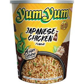 Yum Yum Japanese Chicken Flavour Instant Noodles Cup - Worldwide Delivery - Order Online