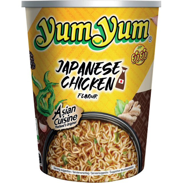 Yum Yum Japanese Chicken Flavour Instant Noodles Cup - Worldwide Delivery - Order Online