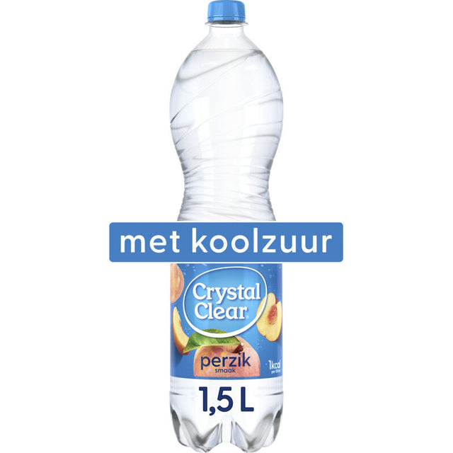 Crystal Clear Sparkling Peach Soft drink, 1.5l