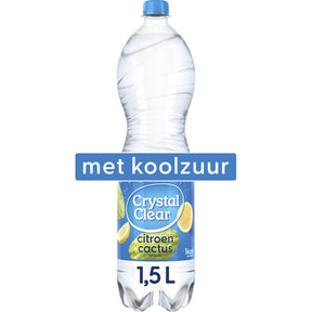 Crystal Clear Sparkling Lemon Cactus Soft drink, 1.5l