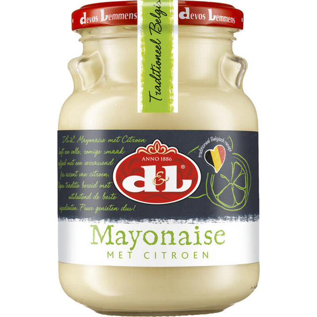 Devos Lemmens Mayonnaise with Lemon - Worldwide Delivery - Order Online