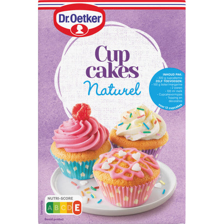 Dr. Oetker Basic Mix Cupcakes Natural - Worldwide Delivery - Order Online