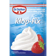 Dr. Oetker Klop-fix Cream topping stabiliser, 3 × 8g