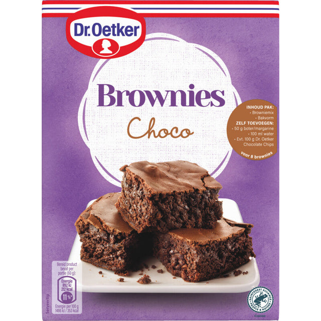 Dr. Oetker Brownies Choco Cake baking mix, 450g