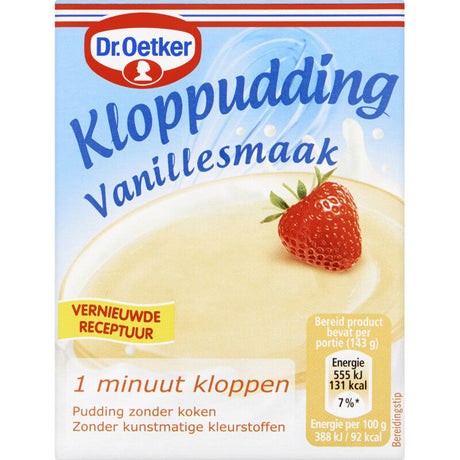Dr. Oetker Kloppudding Vanilla - Worldwide Delivery - Order Online