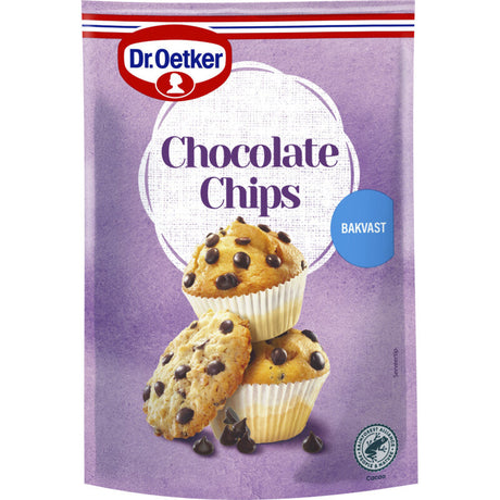Dr. Oetker Chocolate Chips - Worldwide Delivery - Order Online