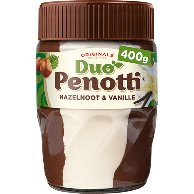 Duo Penotti Hazelnut & Vanilla Chocolate spread, 400g