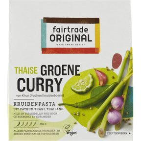 Fairtrade Original Green Curry Spice Paste - Worldwide Delivery - Order Online