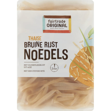 Fairtrade Original Thai Rice Noodles Brown Rice, 225g
