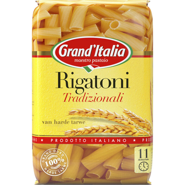 Grand'Italia Rigatoni Tradizionali Pasta, 500g