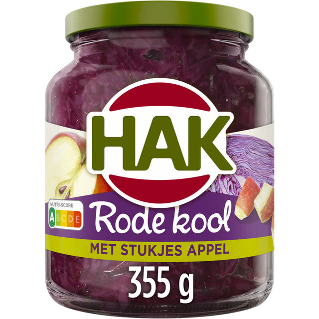 Hak Red Cabbage with Pieces of Apple, 355g