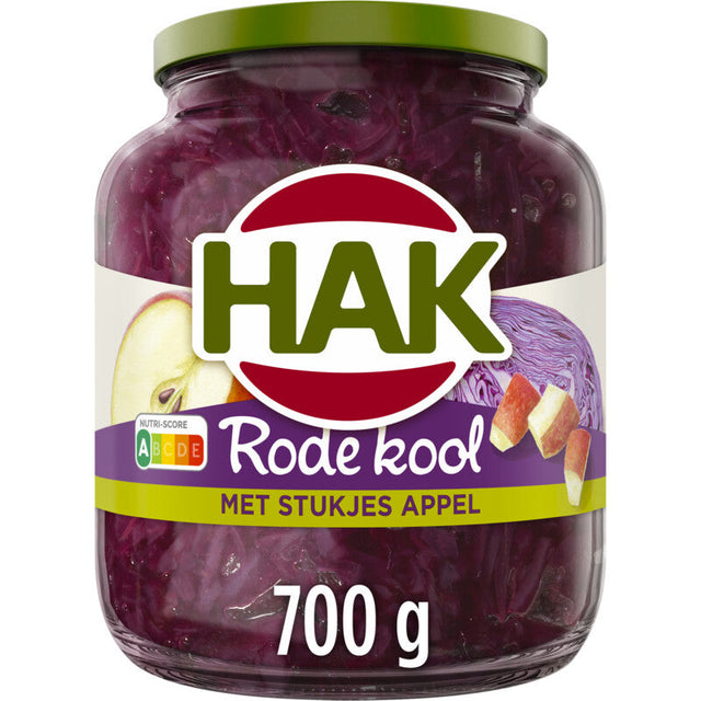 Hak Red Cabbage with Pieces of Apple, 700g