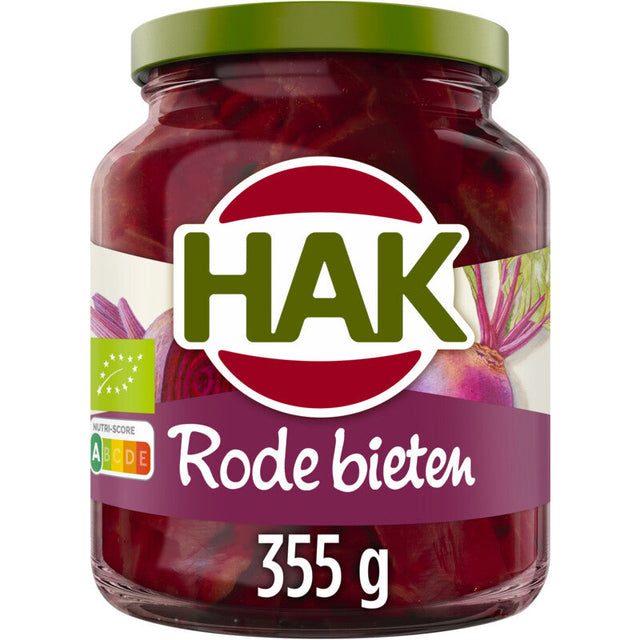 Hak Beetroot Slices Sweet and Sour Jar, 355g
