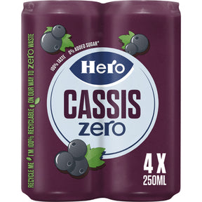 Hero Cassis Zero 4-pack - Worldwide Delivery - Order Online