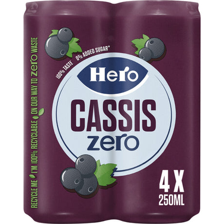 Hero Cassis Zero 4-pack - Worldwide Delivery - Order Online