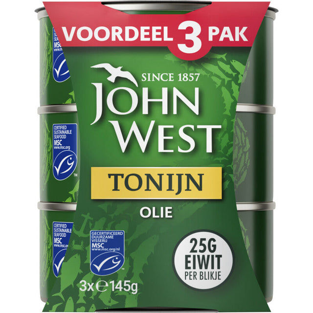 John West Tuna Pieces in Sunflower Oil XL - Worldwide Delivery - Order Online