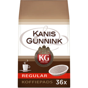 Kanis & Gunnink Regular Coffee Pads, 36 pads