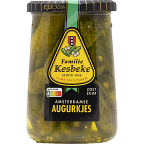 Kesbeke Amsterdams Sweet and Sour Pickles - Worldwide Delivery - Order Online