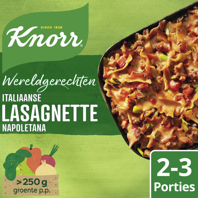 Knorr World Dishes Lasagnette Napoletana Lasagne meal kit, 226g
