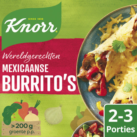 Knorr World Food Mexican Burritos - Worldwide Delivery - Order Online